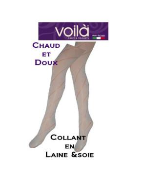 Collant en laine et soie Voilà