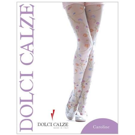 Collant fleurs multicouleur Dolci Calze caroline
