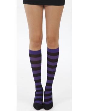 Mi Bas Twickers Pamela Mann rayures bi-colores