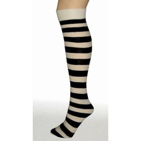 Mi Bas Twickers Pamela Mann rayures bi-colores