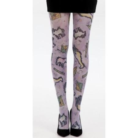 Collant Pamela Mann animal Purple