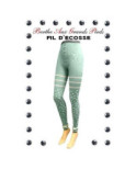 Leggings Pois et Rayures lurex en fil d'ecosse