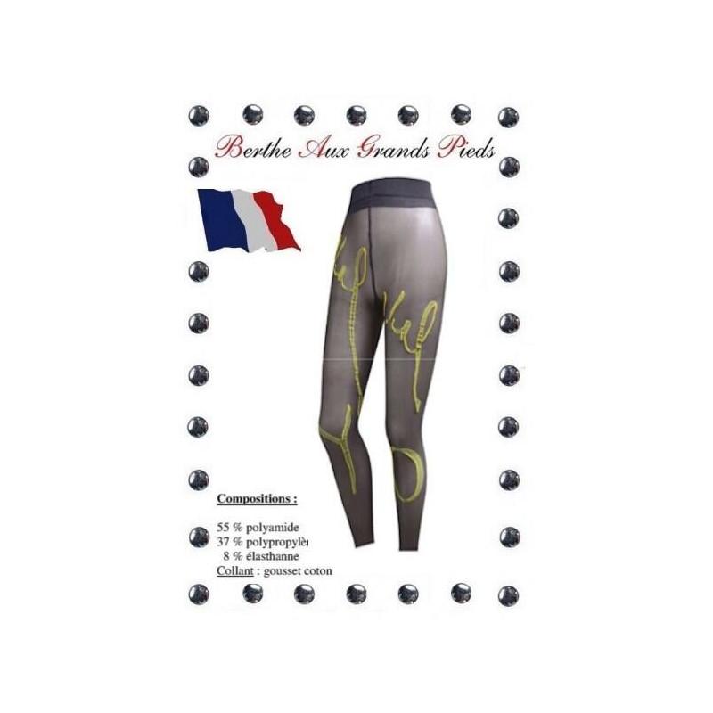 Legging Holala Berthe aux grands Pieds marine Jaune