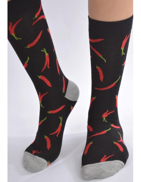 Chaussettes piments Rouges