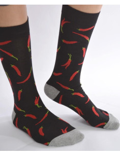 Chaussettes piments Rouges 2
