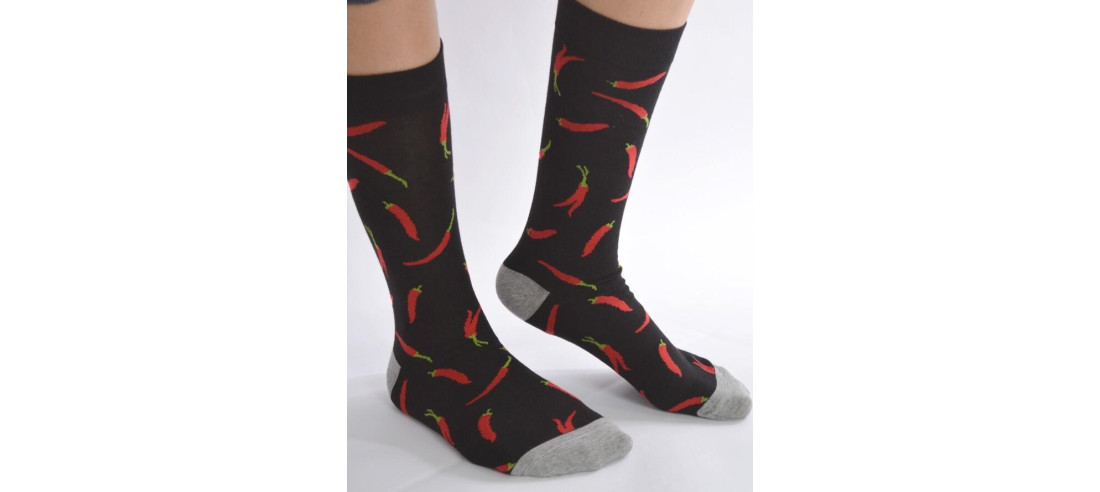 Chaussettes piments Rouges