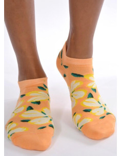 Socquettes Pêches Fleuries