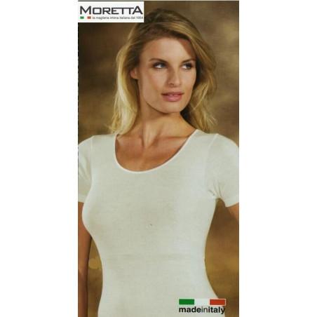 T-Shirt Moretta en Laine et soie