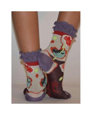  Chaussettes Tulipes Frou frou Berthe aux grands pieds dos
