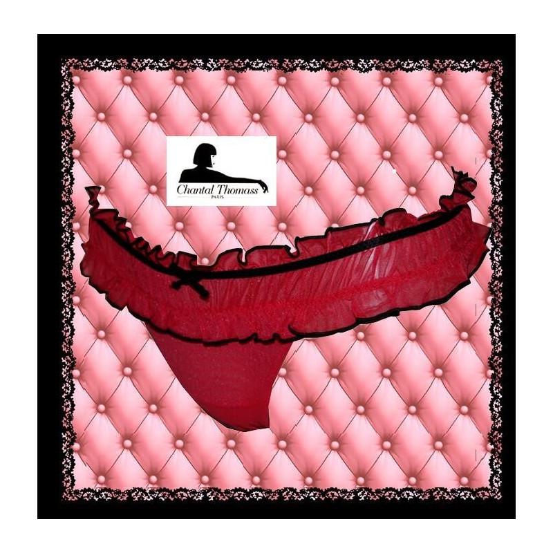 String Malicieuse Chantal Thomass Corail