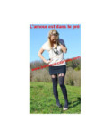 Collant simili porte Jarretelle