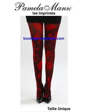 Collant Twilight Rouge Pamela Mann