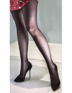 Collant Emilio cavallini Plumetis stylé