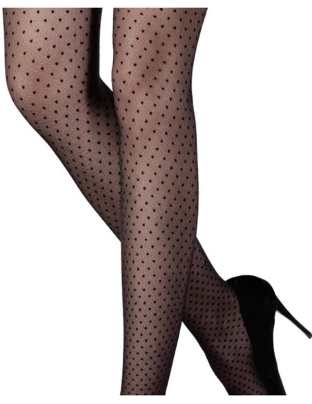 Collant Emilio cavallini Plumetis stylé