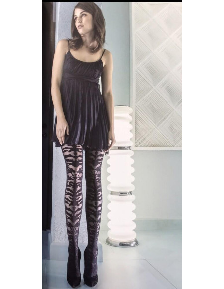 Collant opaque fauve Emilio Cavallini