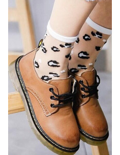 Chaussettes Leopard transparentes