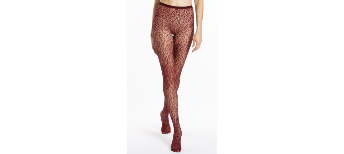 Collant Résille Animal bordeaux Le Bourget Bianca
