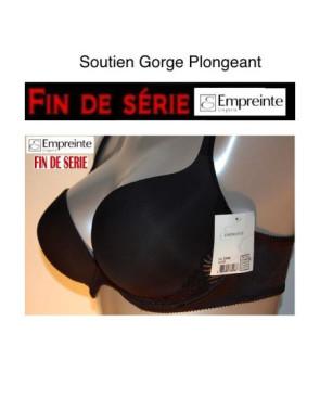 Soutien Gorge Empreinte Bettina plongeant Noir