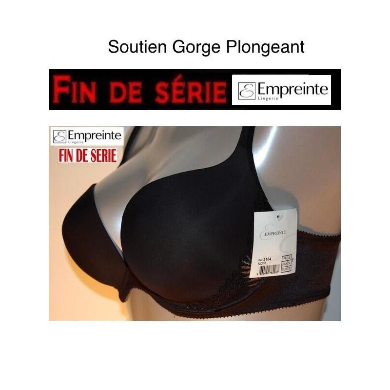 Soutien Gorge Empreinte Bettina plongeant Noir
