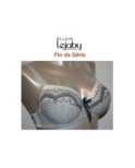 Soutien Gorge Elixir Lejaby blanc imprimé dentelle noir