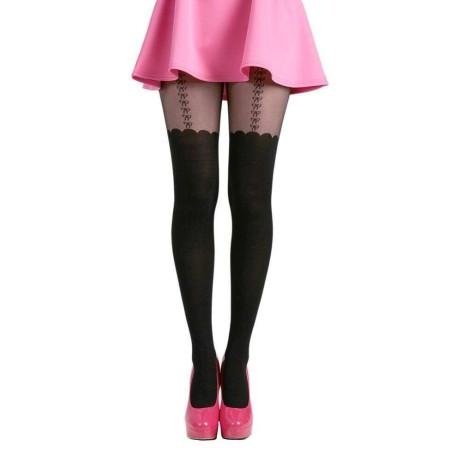 Collant Pamela Mann Effet Cuissarde à noeuds