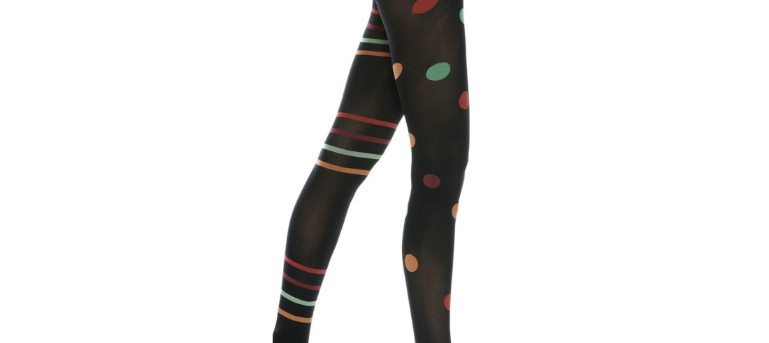 collant rigolos pois et rayures