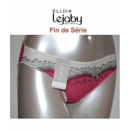 Slip Elixir Lejaby corail imprimé