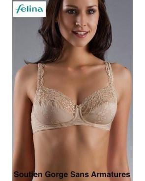 Soutien Gorge Attraction sans Armatures Felina Peau