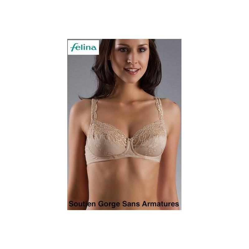 Soutien Gorge Attraction sans Armatures Felina Peau