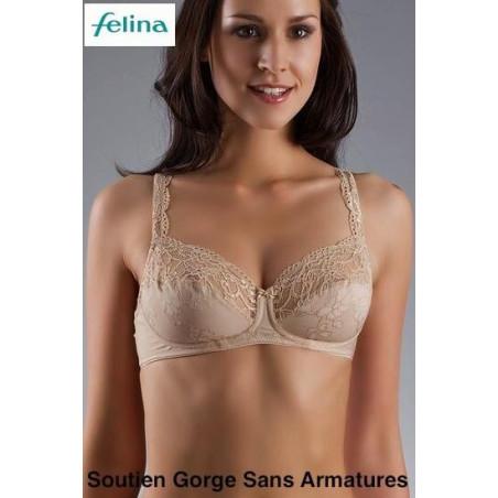 Soutien Gorge Attraction sans Armatures Felina Peau