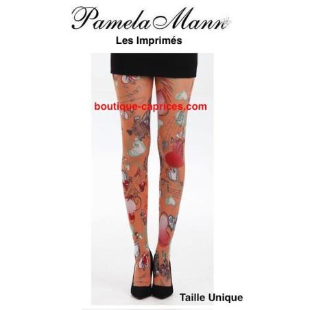 Collant Doodle Hearts Pamela Mann