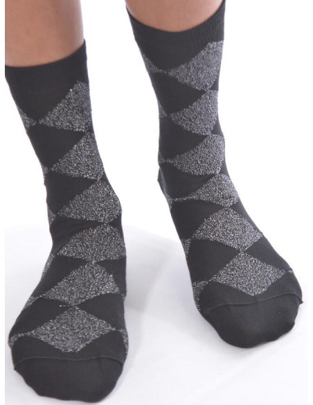 Chaussettes losanges arlequin chic