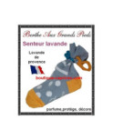 Chaussette lavande Pois rayures