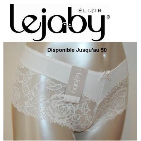 Shorty Elixir en dentelle Florale blanche