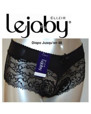 Shorty Elixir dentelle Florale noir