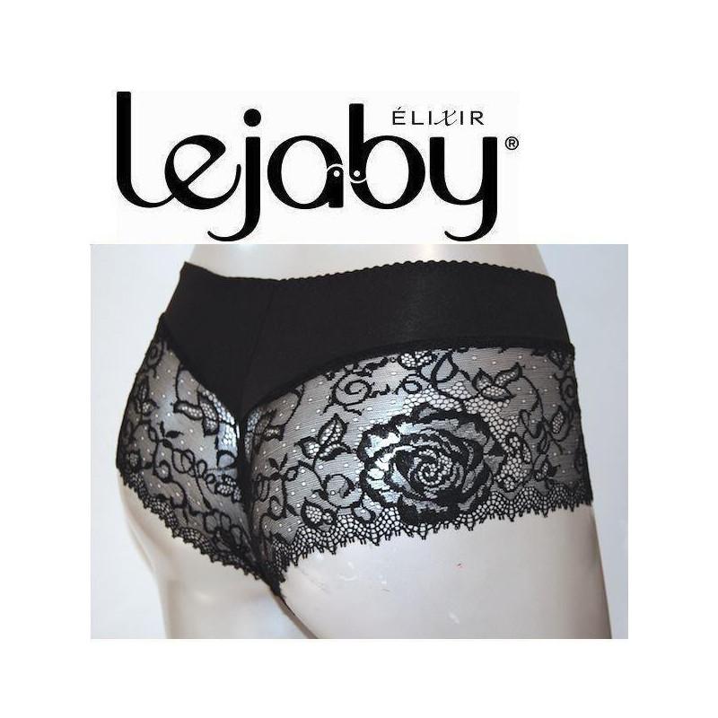 Shorty Elixir dentelle Florale noir