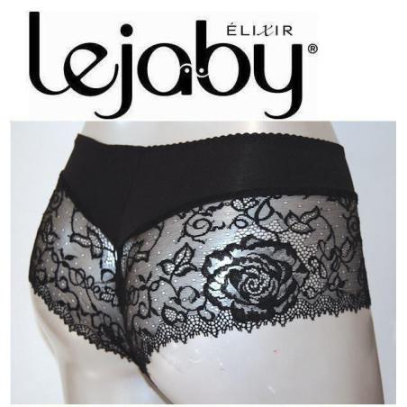 Shorty Elixir dentelle Florale noir