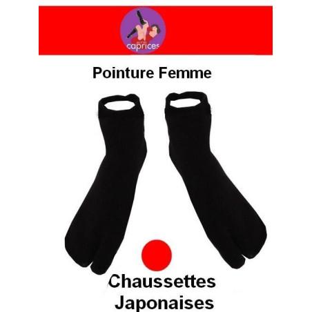 Chaussettes japonaises unisex Noires