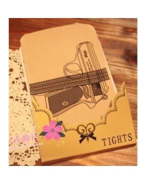  Collant Tattouage Mitraillette et Beretta