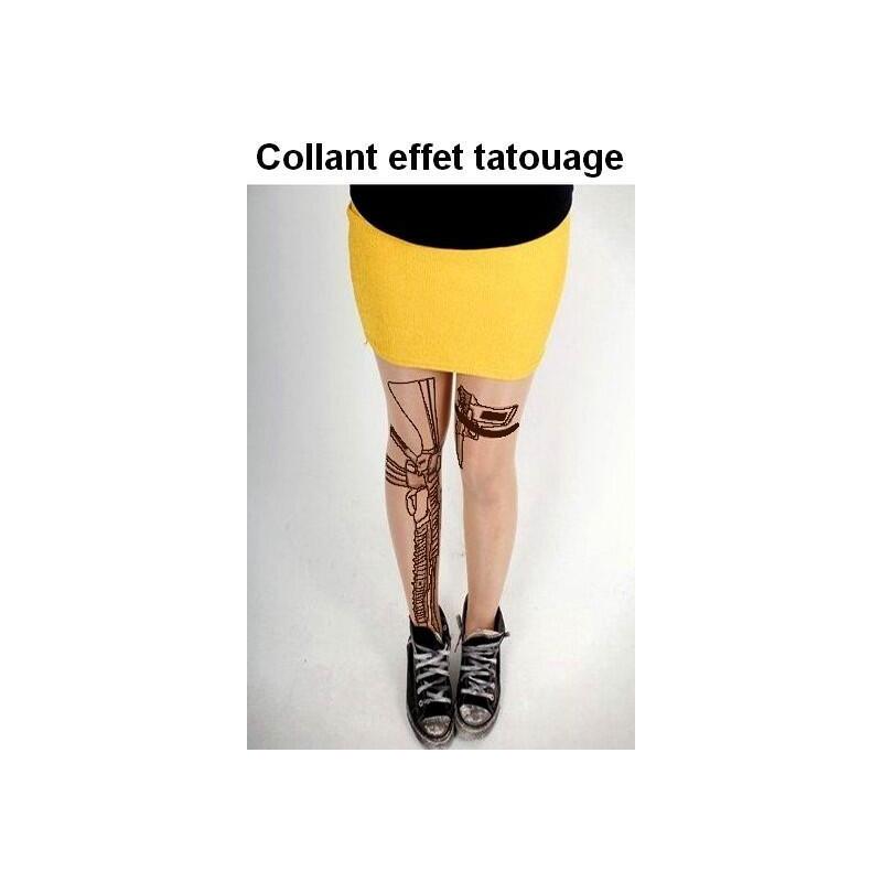 Collant Tattouage Mitraillette et Beretta
