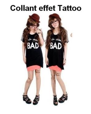  Collant Tattouage Mitraillette et Beretta