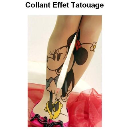 Collant Tattoo Minnie Souris