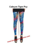Caleçon Tigre Psychédélique Bleu