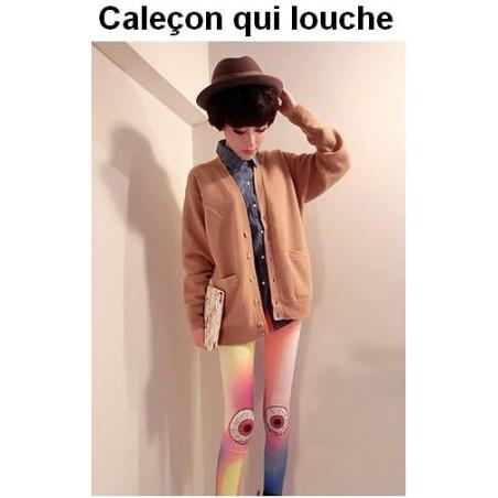 Caleçon yeux lycra qui louchent