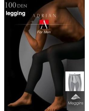 Legging Homme Noir Opaque