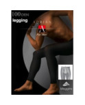 Legging Homme Noir Opaque