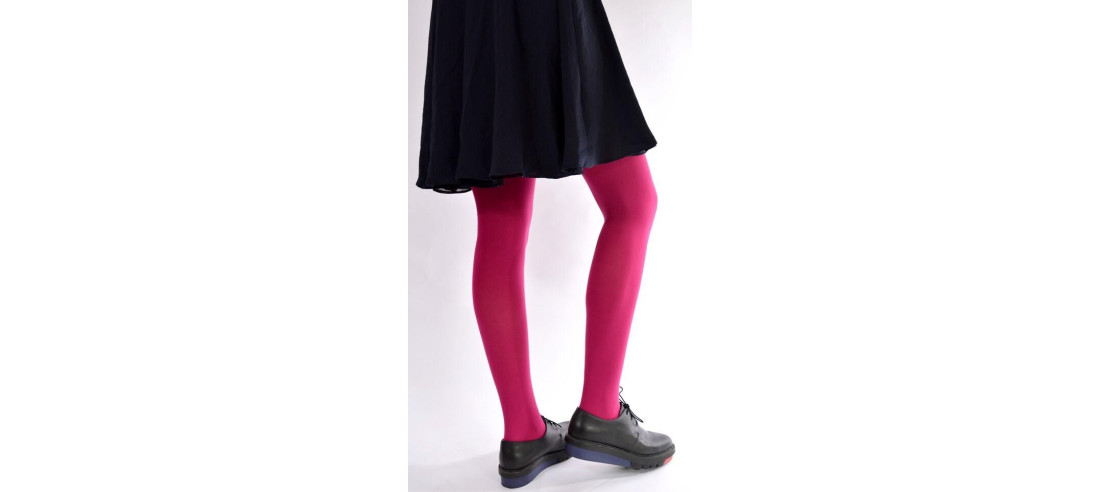 Collant Velvet rose fushia coton San Giacomo