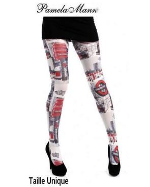 Collant Printed London Pamela Mann