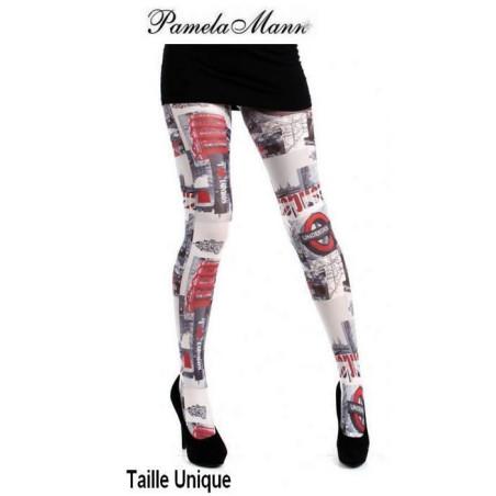 Collant Printed London Pamela Mann