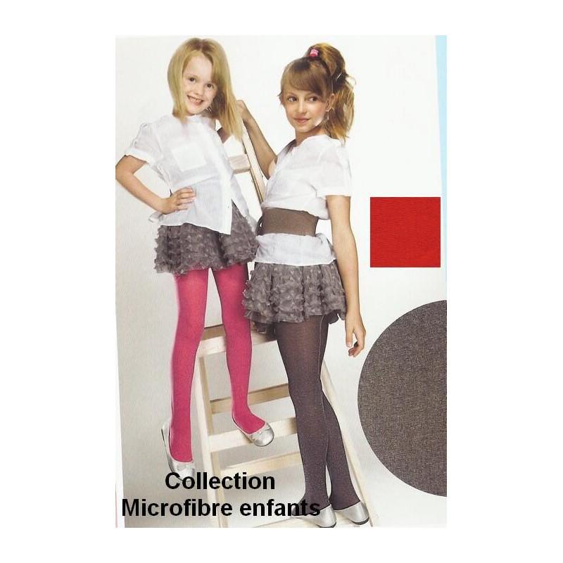 Collant Enfant Microfibre Tendance Ggris Rose